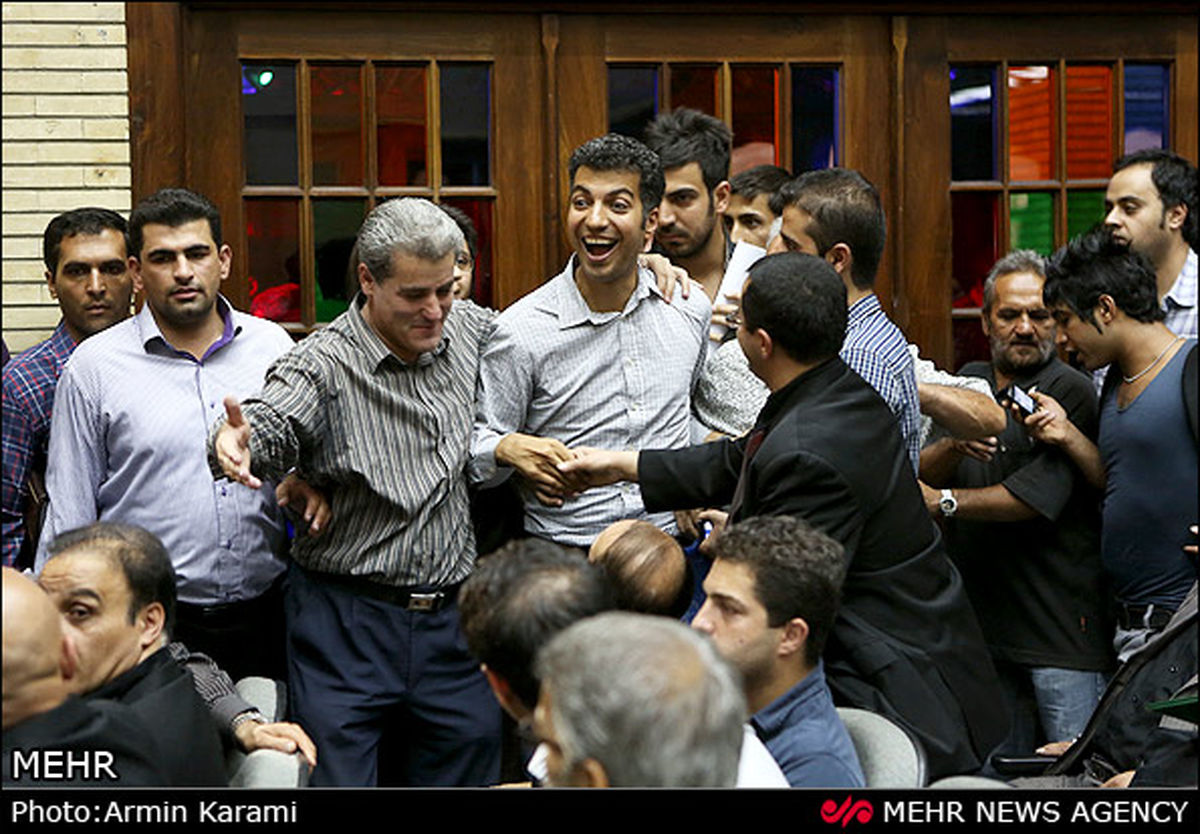 عکس/ فردوسی پور از چه چیز ذوق زده شد؟