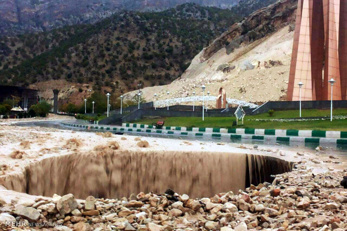 گزارش تصویری: خسارات سیل در ایلام
