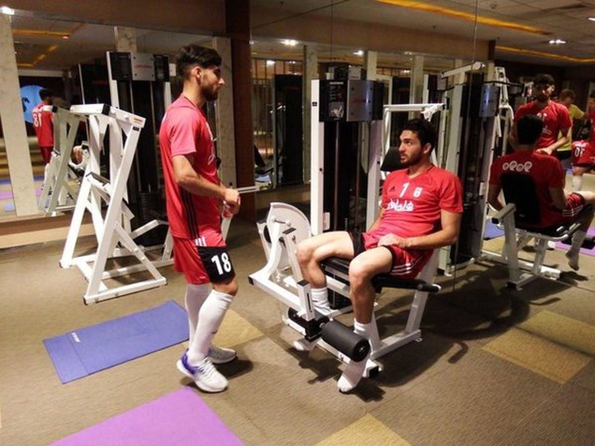 نخستین تمرین تیم ملی فوتبال در چین +تصاویر