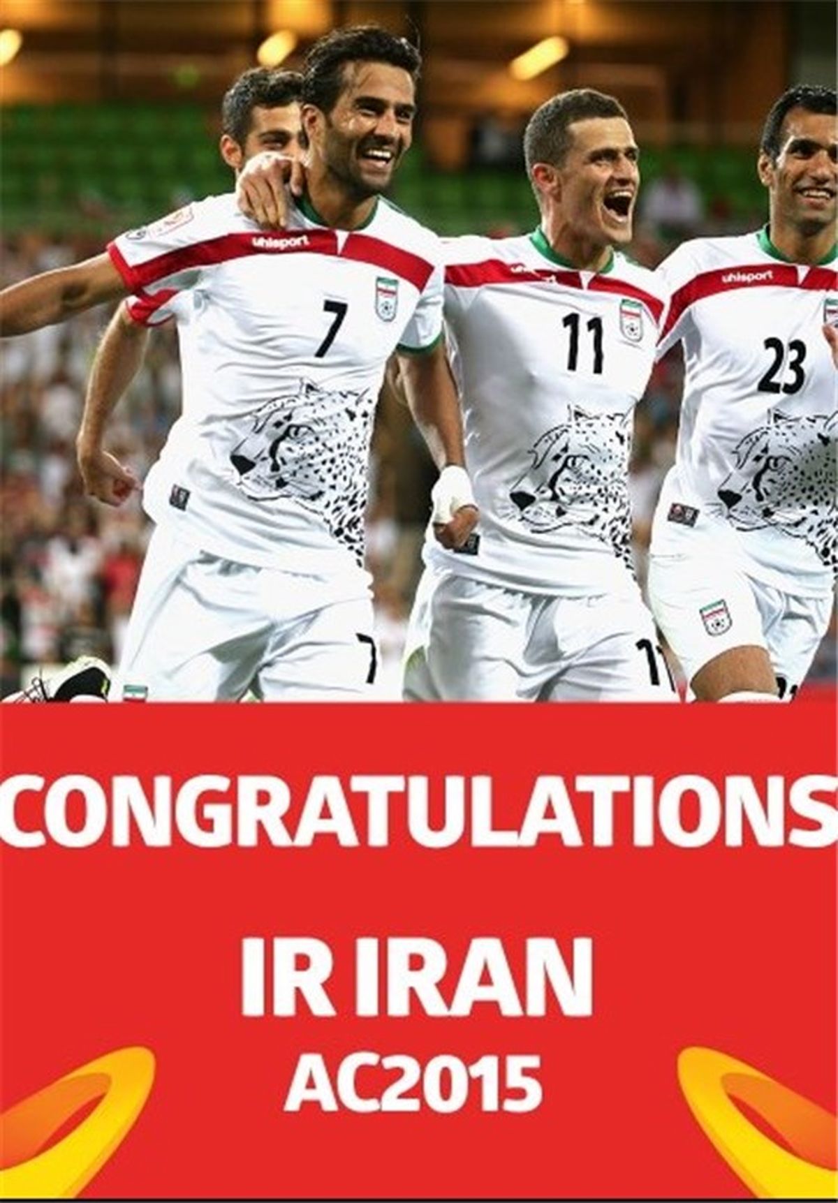تبریک AFC به ایران /عکس