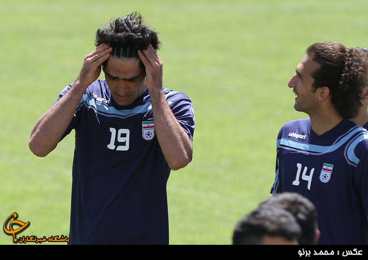 عکس/تل موی دو فوتبالیست !