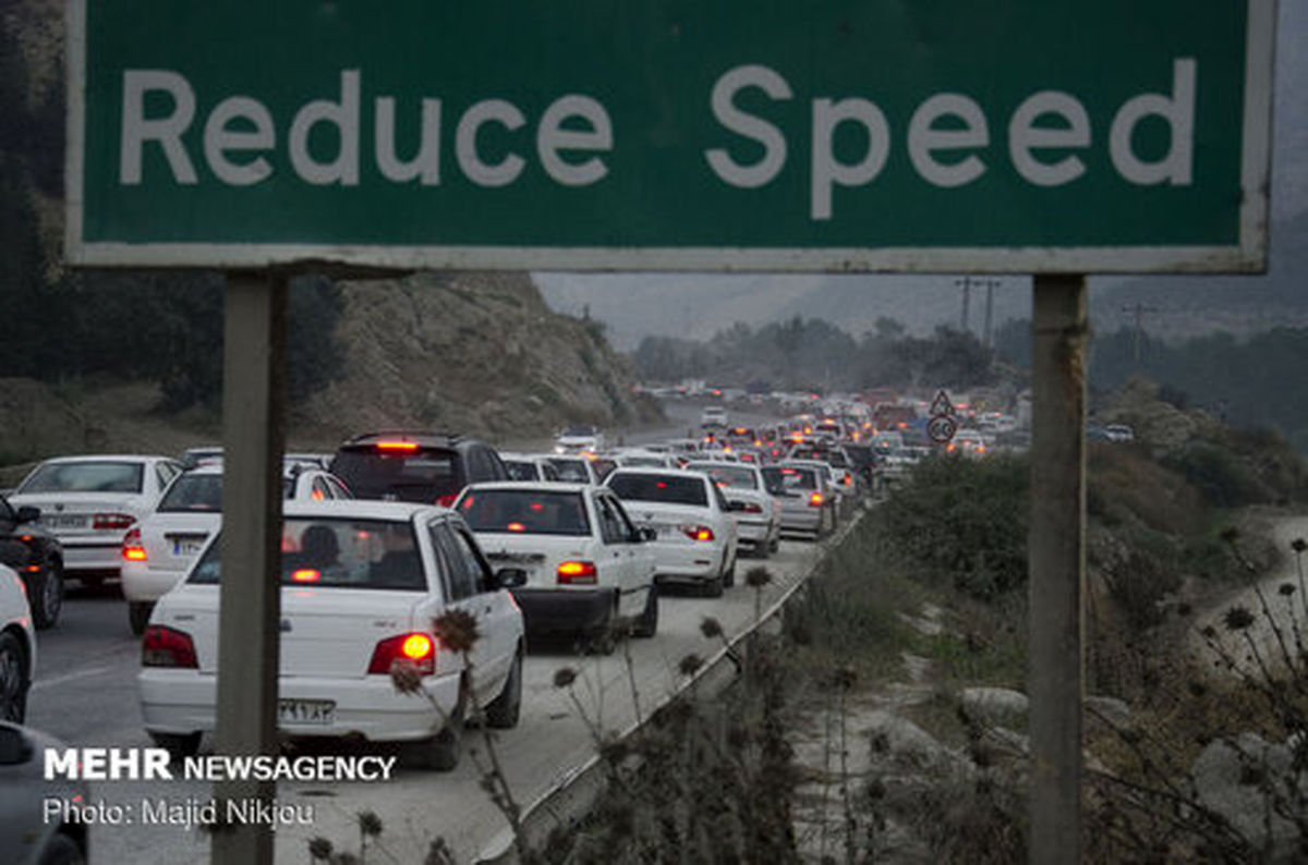 تردد پرحجم و روان در محور فیروزکوه و هراز