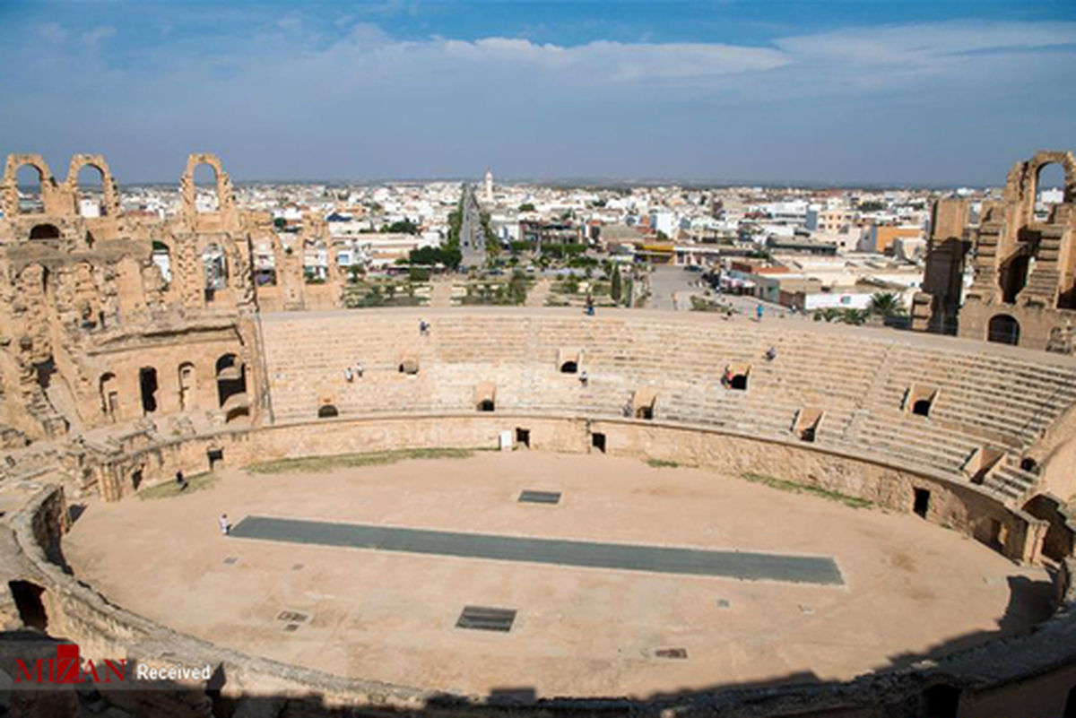 تصاویر: آمفی تئاتر الجم بزرگ‌ترین جاذبه تاریخی در تونس