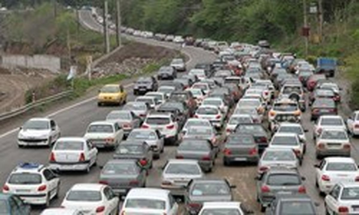 ترافیک پرحجم در محور‌های مازندران