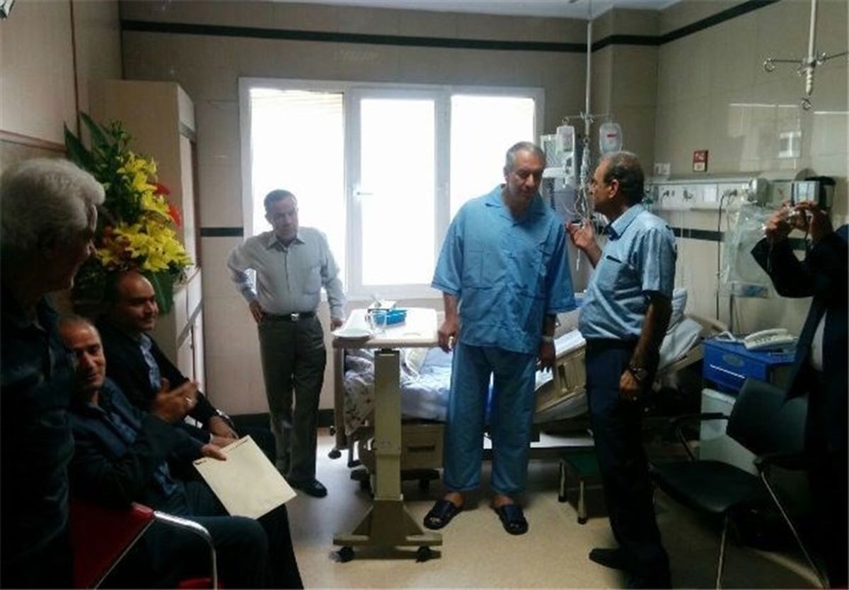 کفاشیان روی تخت بیمارستان/عکس