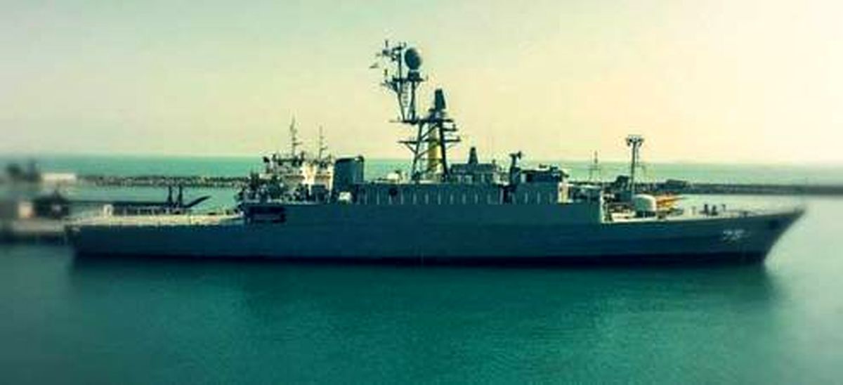 اولین تصویر از جدیدترین ناوشکن ایرانی ارتش