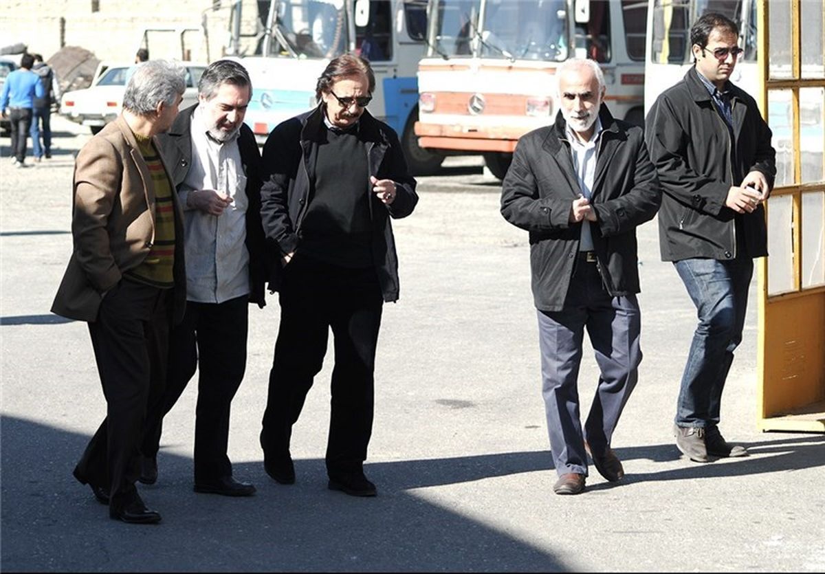 بازدید مجید مجیدی از پشت‌صحنه یک فیلم+عکس