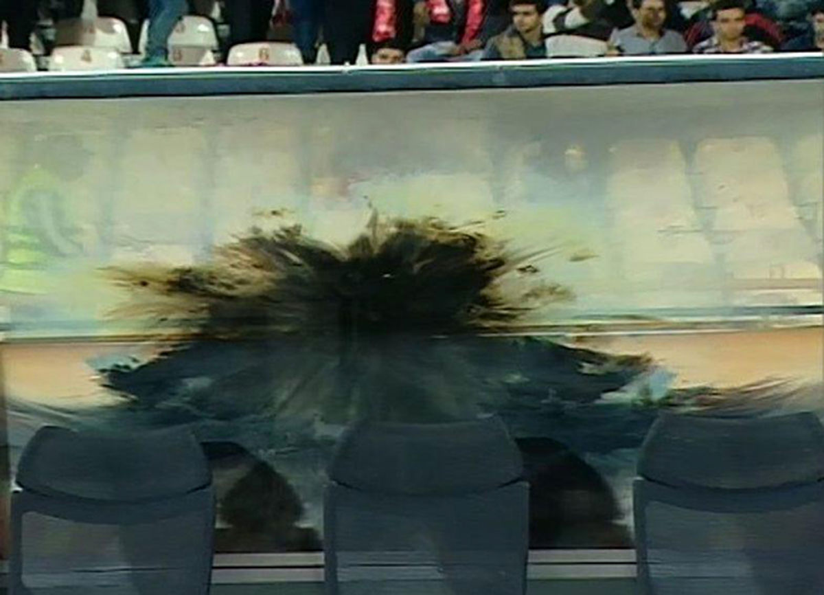 عکس: نارنجکی که تراکتوریها را فراری داد