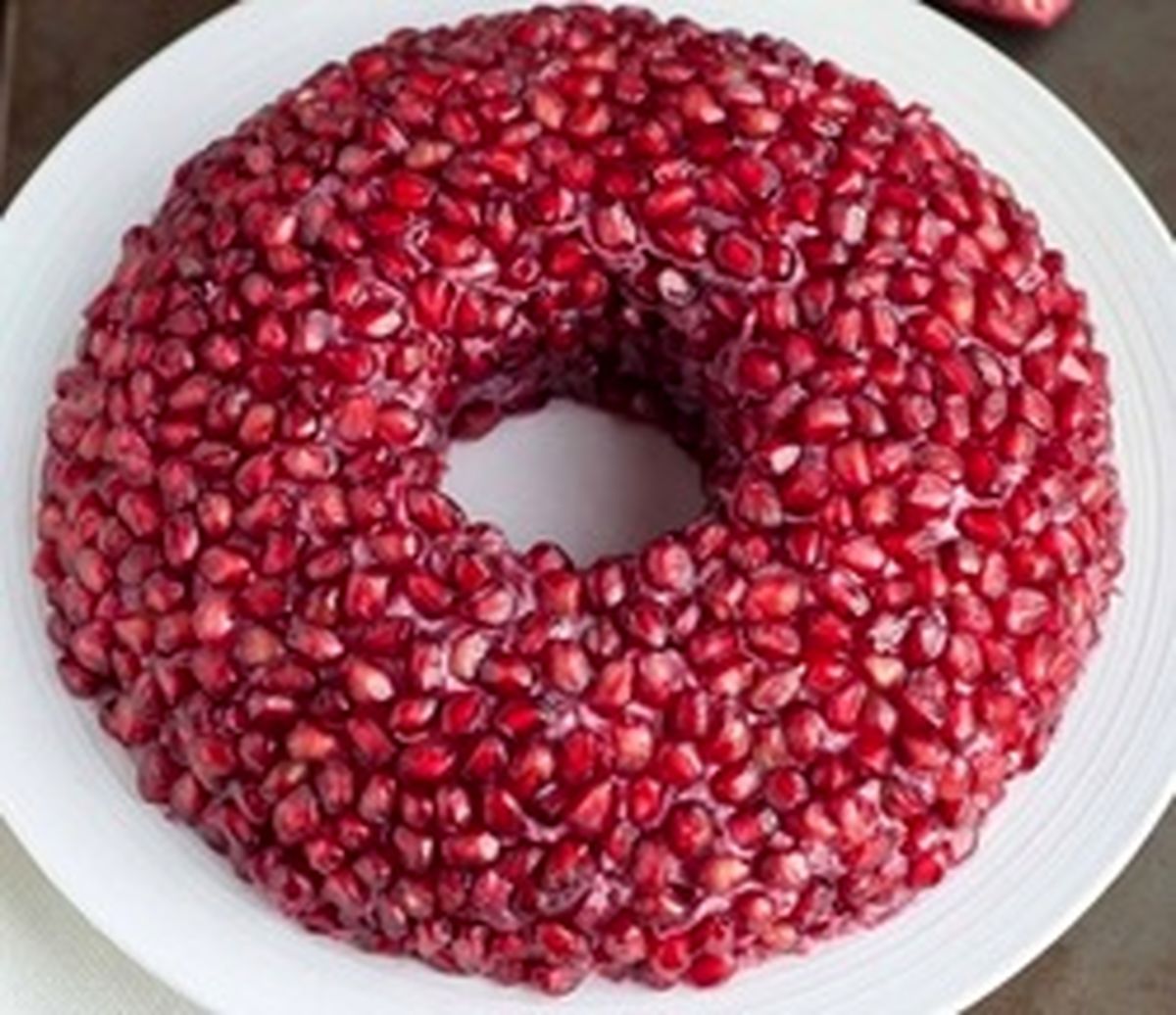 سالاد انار دستبندی برای یلدا درست کنید