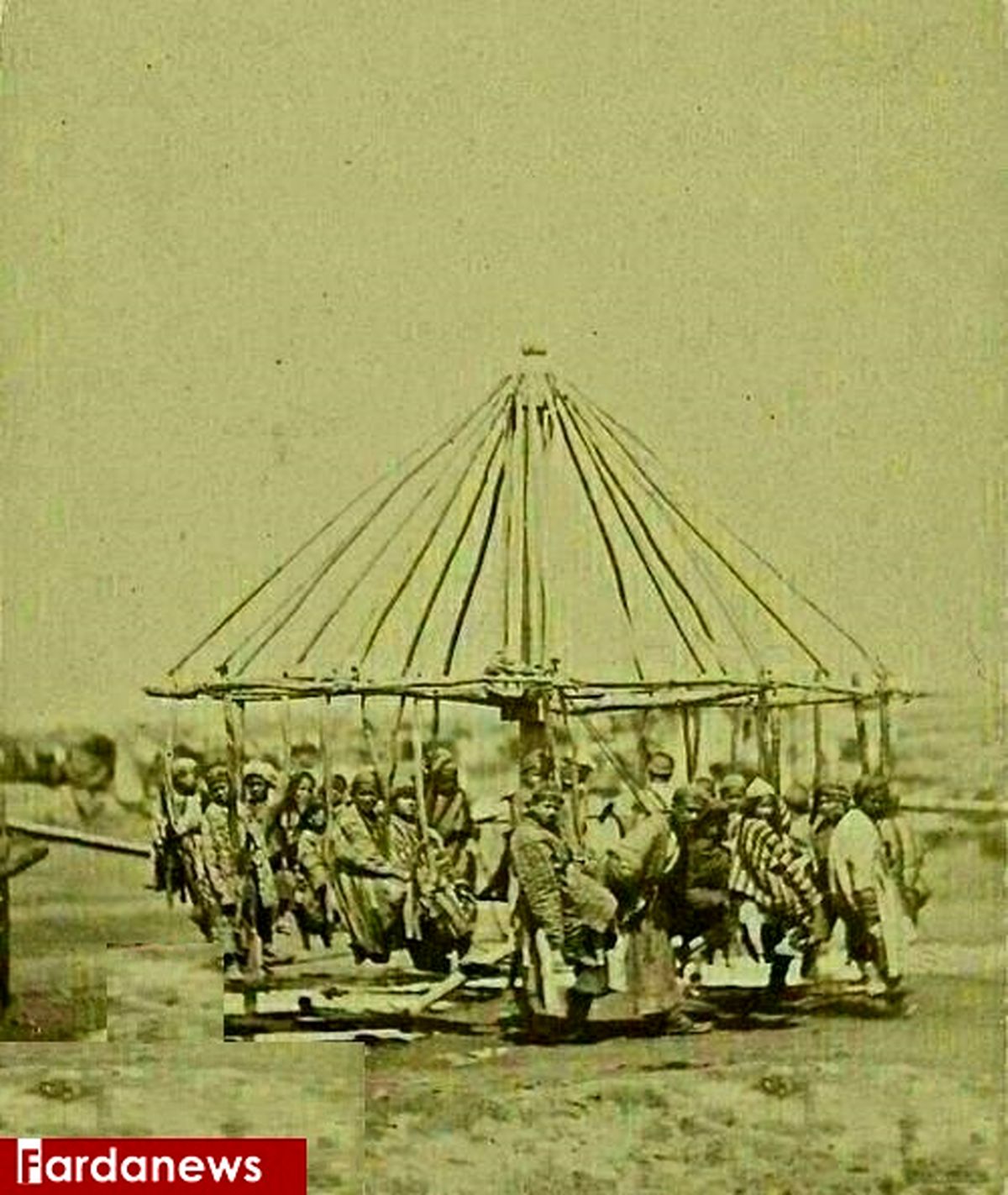 عکس: شهربازی در زمان قاجار
