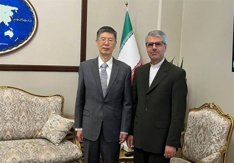 دیدار سفیر چین در تهران با دیپلمات ایرانی