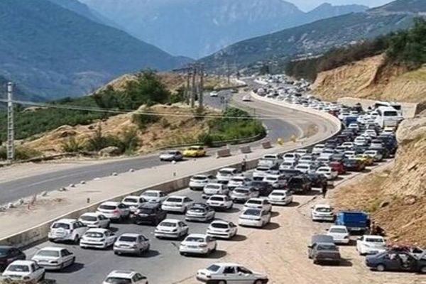 پنجشنبه شلوغ در مسیر شمال