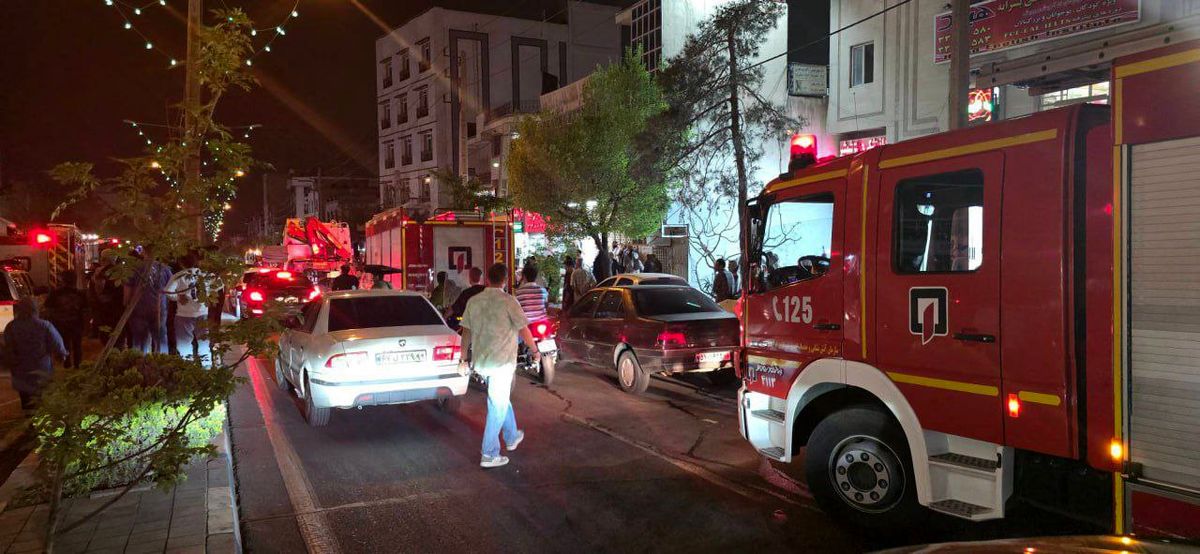 فوتی‌های حریق درمانگاه مشیریه به ۳ نفر رسید