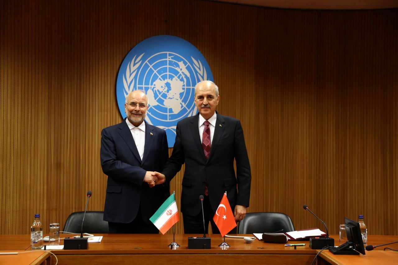 تصاویر: روسای مجالس ایران و ترکیه