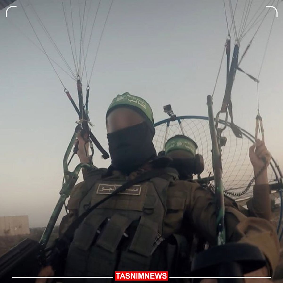 فرود چتربازان فلسطینی در سرزمینهای اشغالی