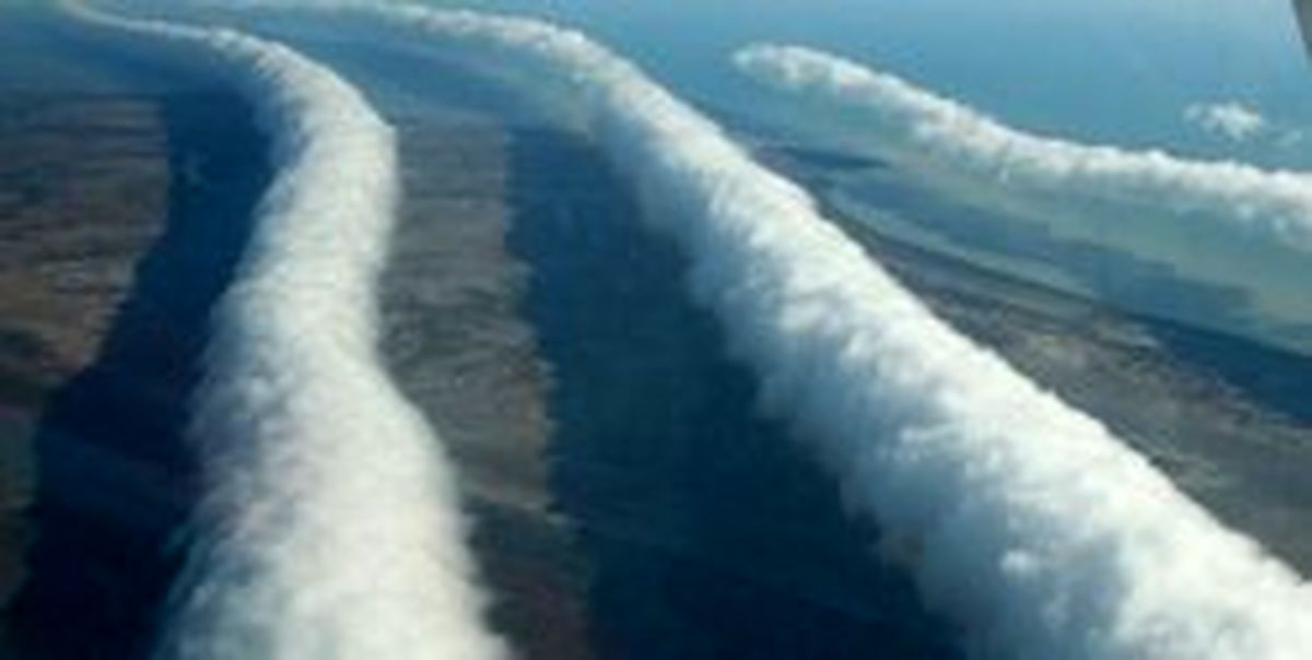 تشکیل ابرهایی به شکل کرم در استرالیا +عکس