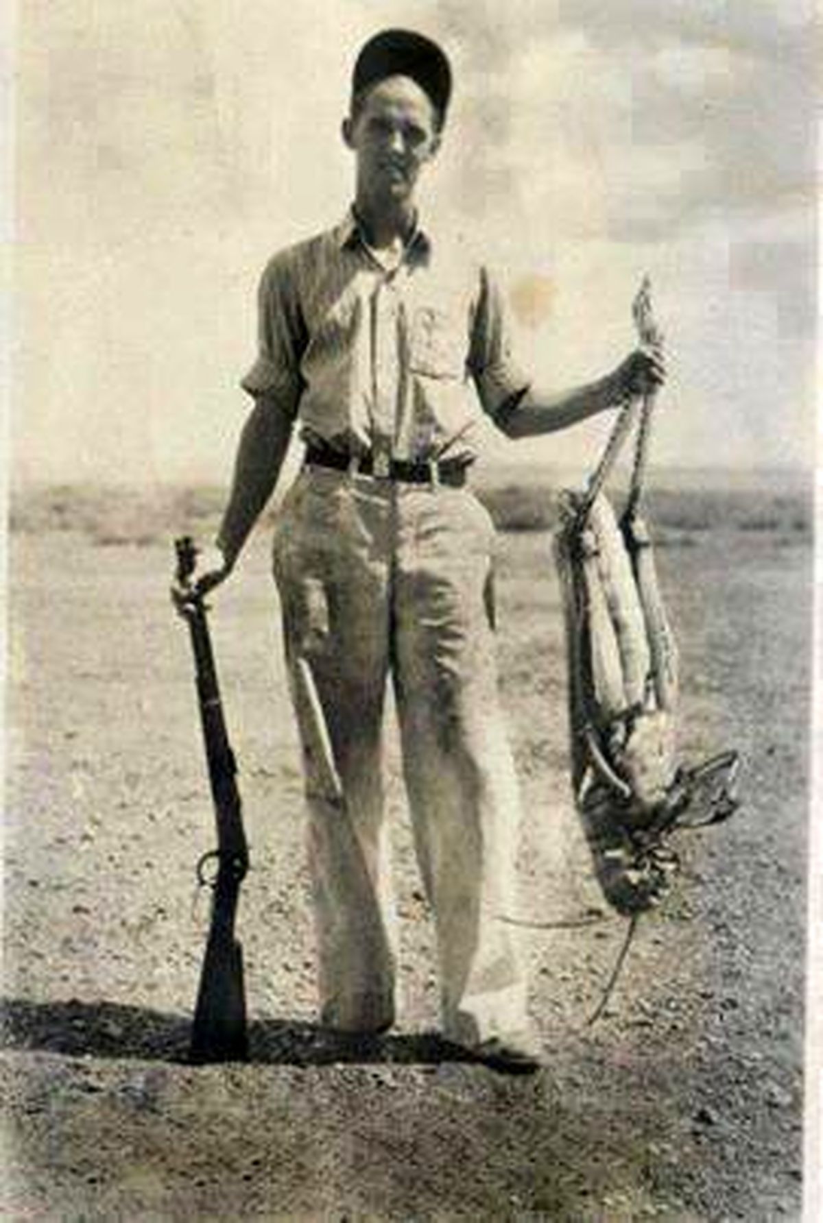 عکس/ملخ غول پیکر با گلوله شکار شد!