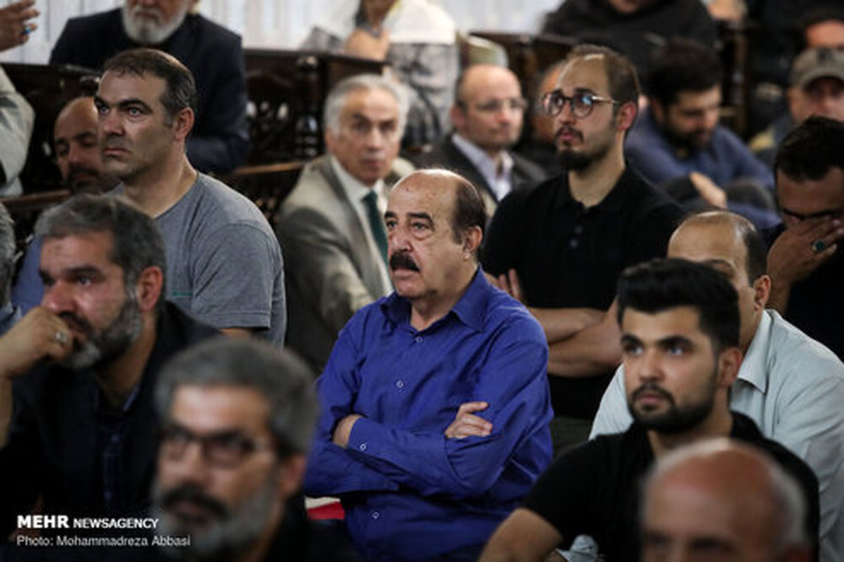 تصاویر: چهرهها در مراسم ترحیم مرحوم حسین آهی