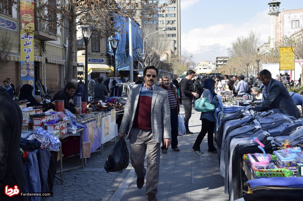 پانزده خرداد خالی از دستفروشان/ خیابان ناصرخسرو؛ محل کسب دستفروشان بازار