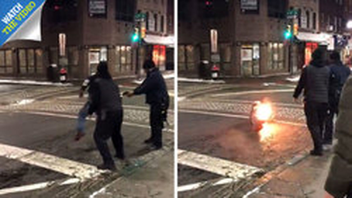 حمله با شوکر نگهبانان امنیتی به مشتری رستوران! +عکس