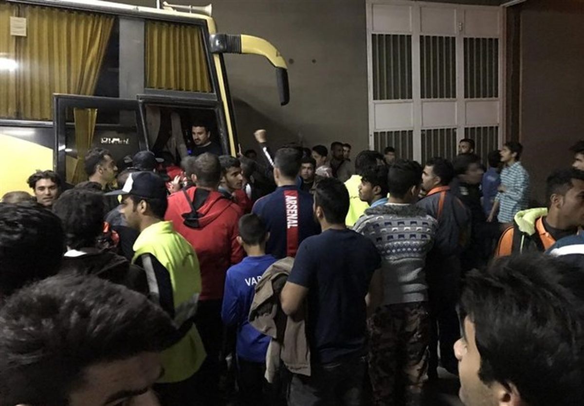 بازیکنان پرسپولیس مصاحبه نکردند +عکس