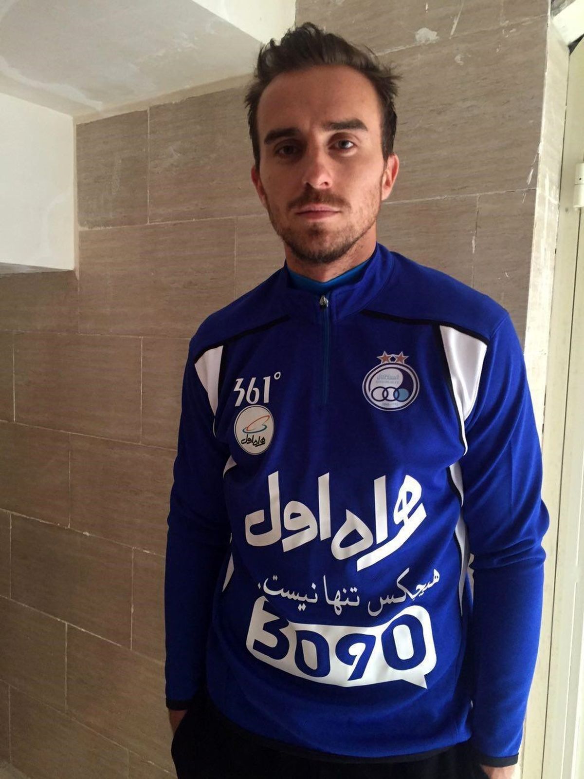 حضور بازیکن خارجی در تمرین استقلال + عکس