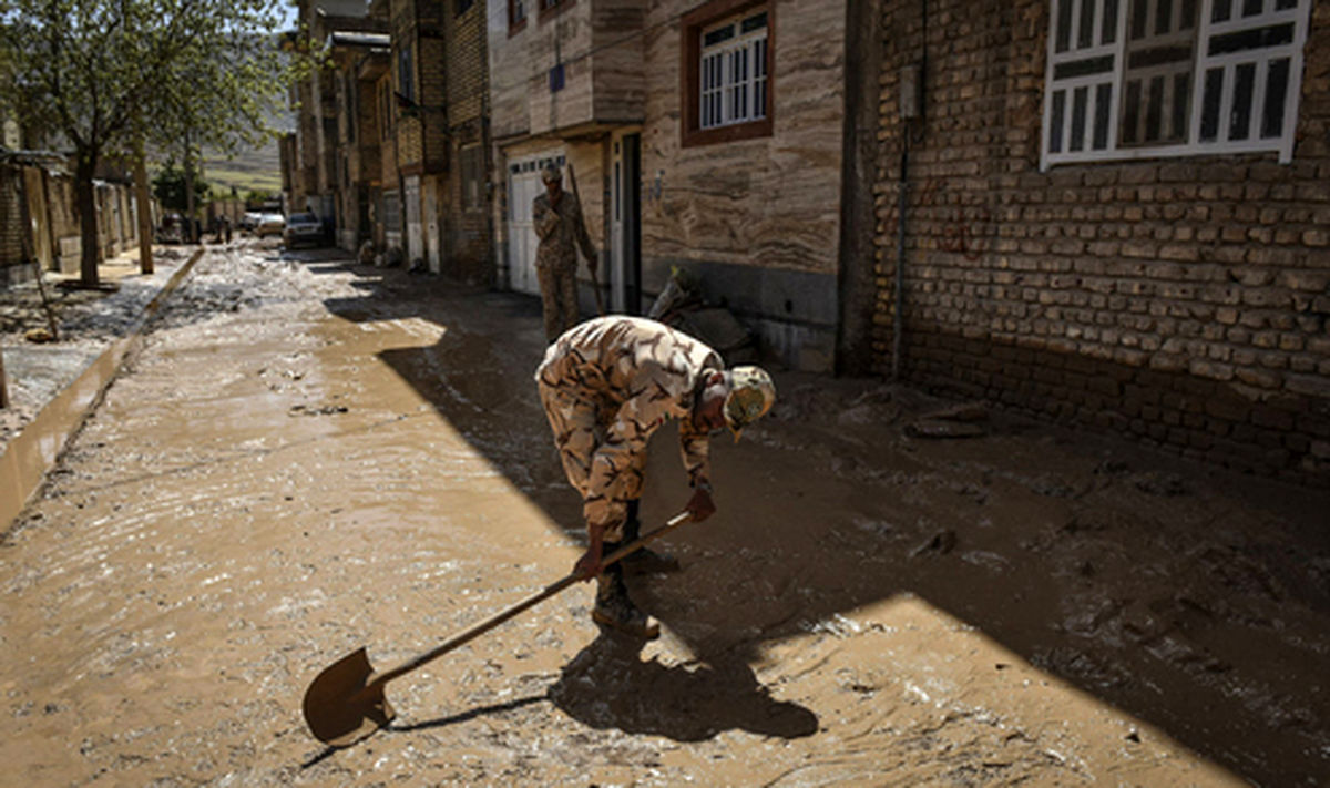 تصاویر: محله سعدیه شیراز پس از سیل