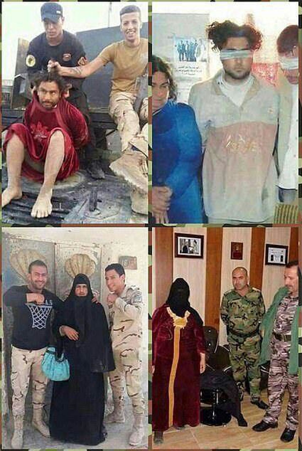 فرار داعشی‌ها با لباس و آرایش زنانه +عکس