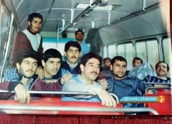 علی دایی با جمعی از فوتبالیست‌های اردبیلی +عکس