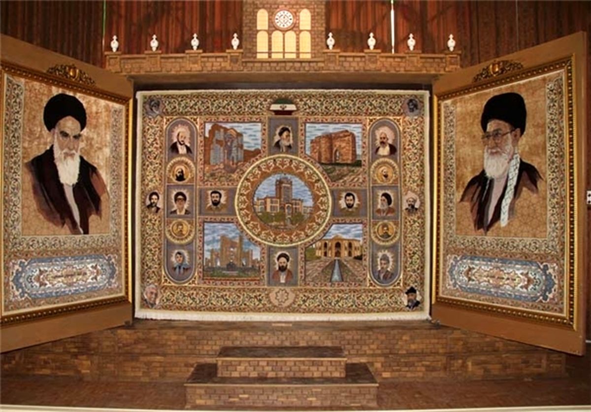 رونمایی از بزرگ‌ترین تابلوفرش جهان/تصویر