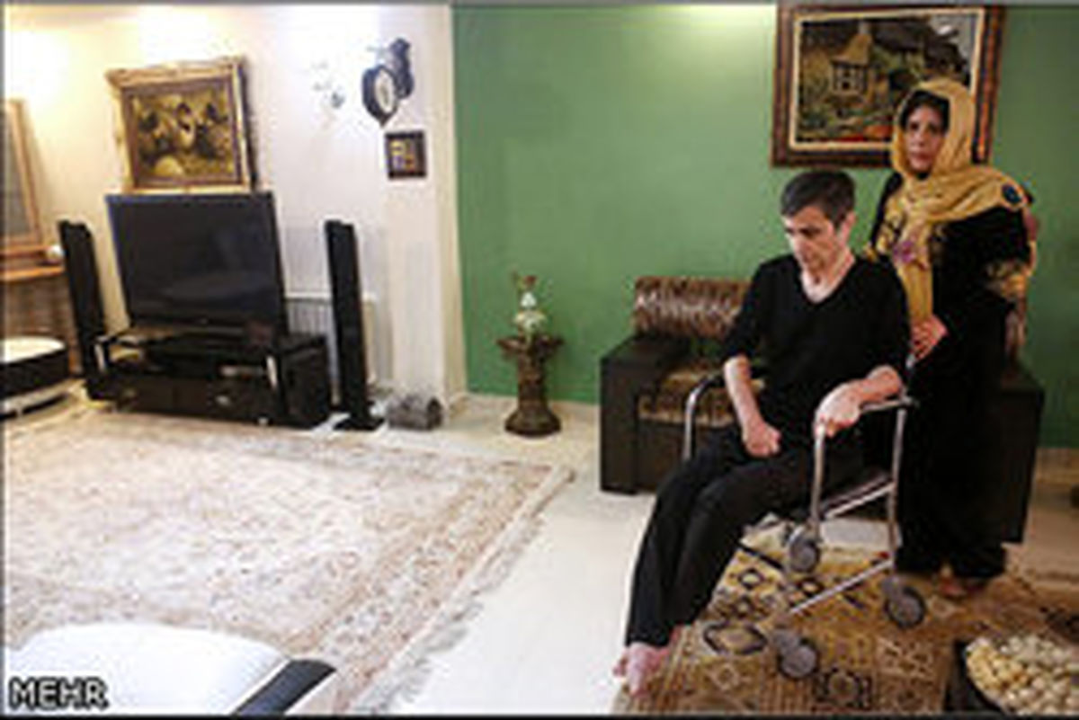 خانه نشینی چند ساله صدابردار سینما پس از تصادف