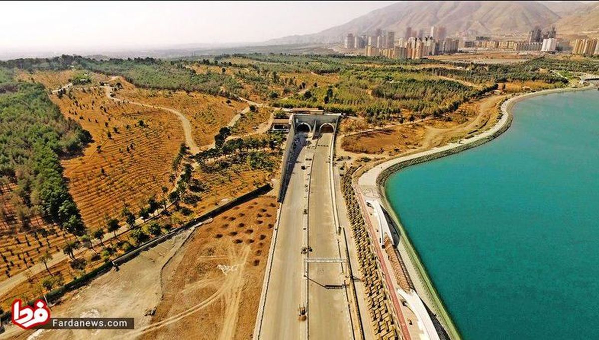 افتتاح بخش انتهایی اتوبان حکیم و تونل شهدای غزه +تصاویر