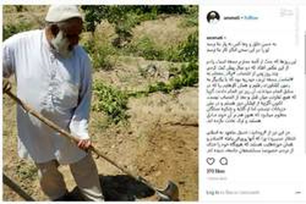 امام جمعه‌ای که کشاورزی می‌کند +عکس