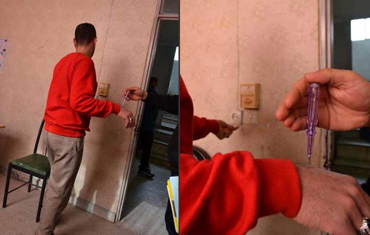 عکس: راز دزد شگفت انگیز در کلانتری فاش شد