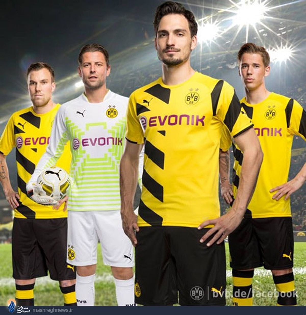 عکس/لباس فصل آینده دورتموند