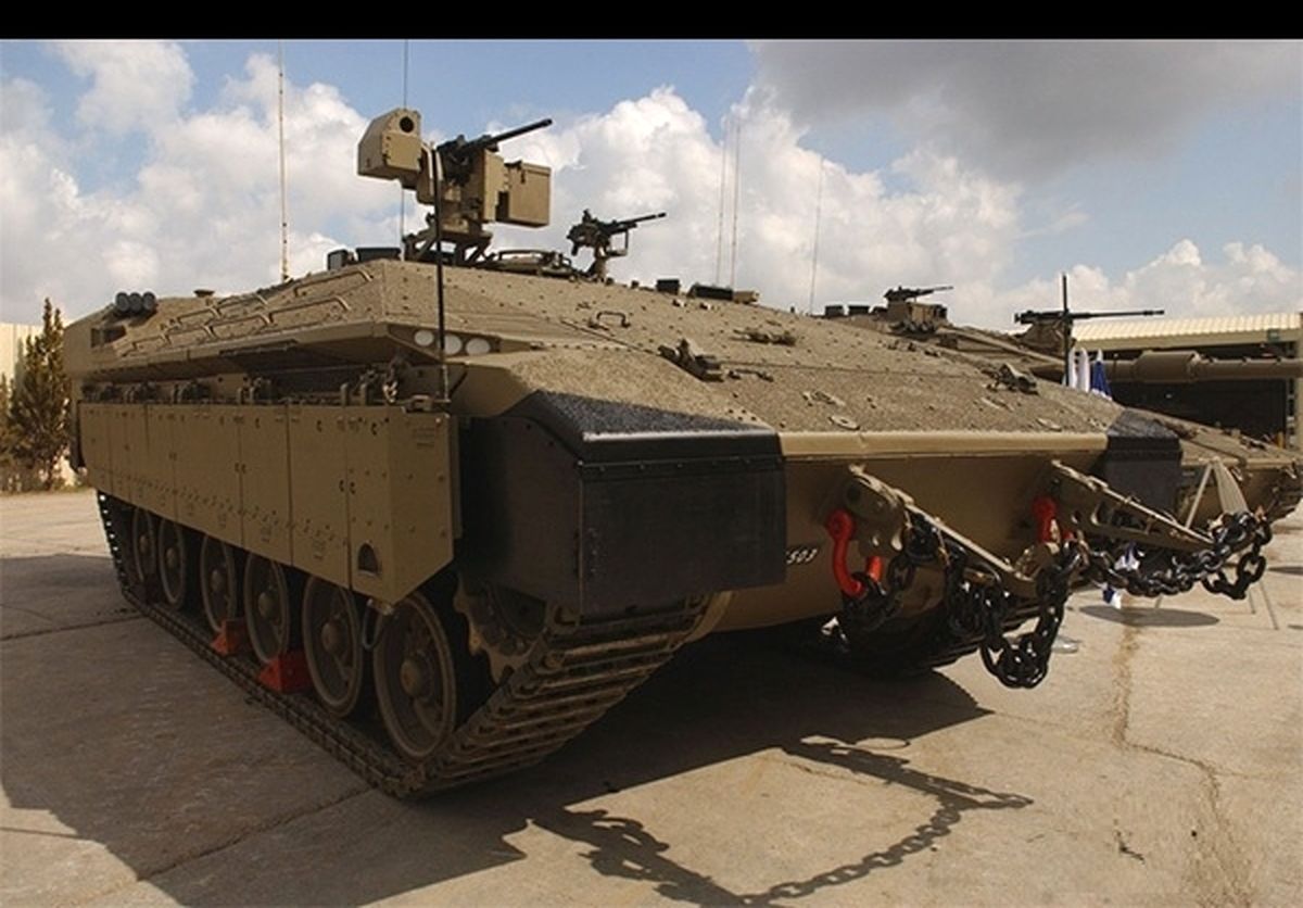 نفربر زرهی جدید صهیونیست‌ها  علیه حزب‌الله +عکس