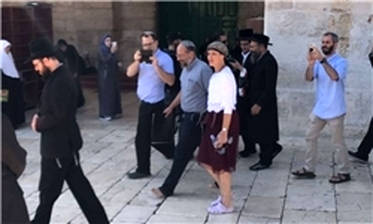 حمله شهرکنشینان صهیونیست به «مسجدالاقصی»