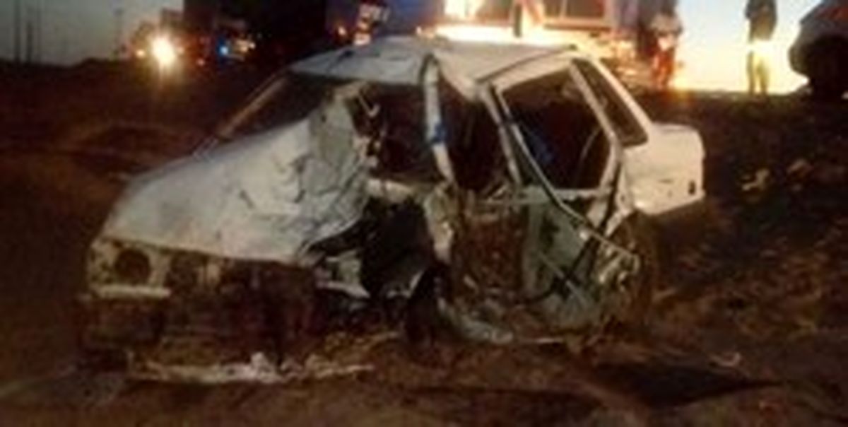 ۶ کشته و مصدوم در حادثه رانندگی دو دستگاه پراید +عکس