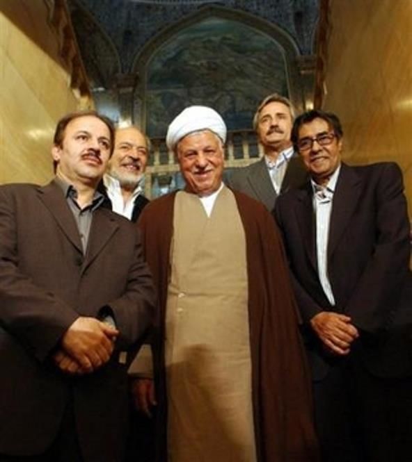 عکس/ هاشمی رفسنجانی و ایرج قادری