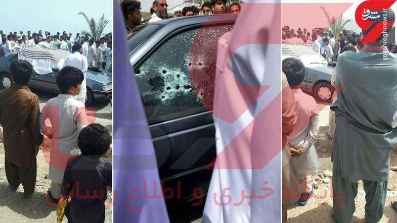 قتل هولناک ۲ مرد با رگبار به ماشینی در چابهار +عکس