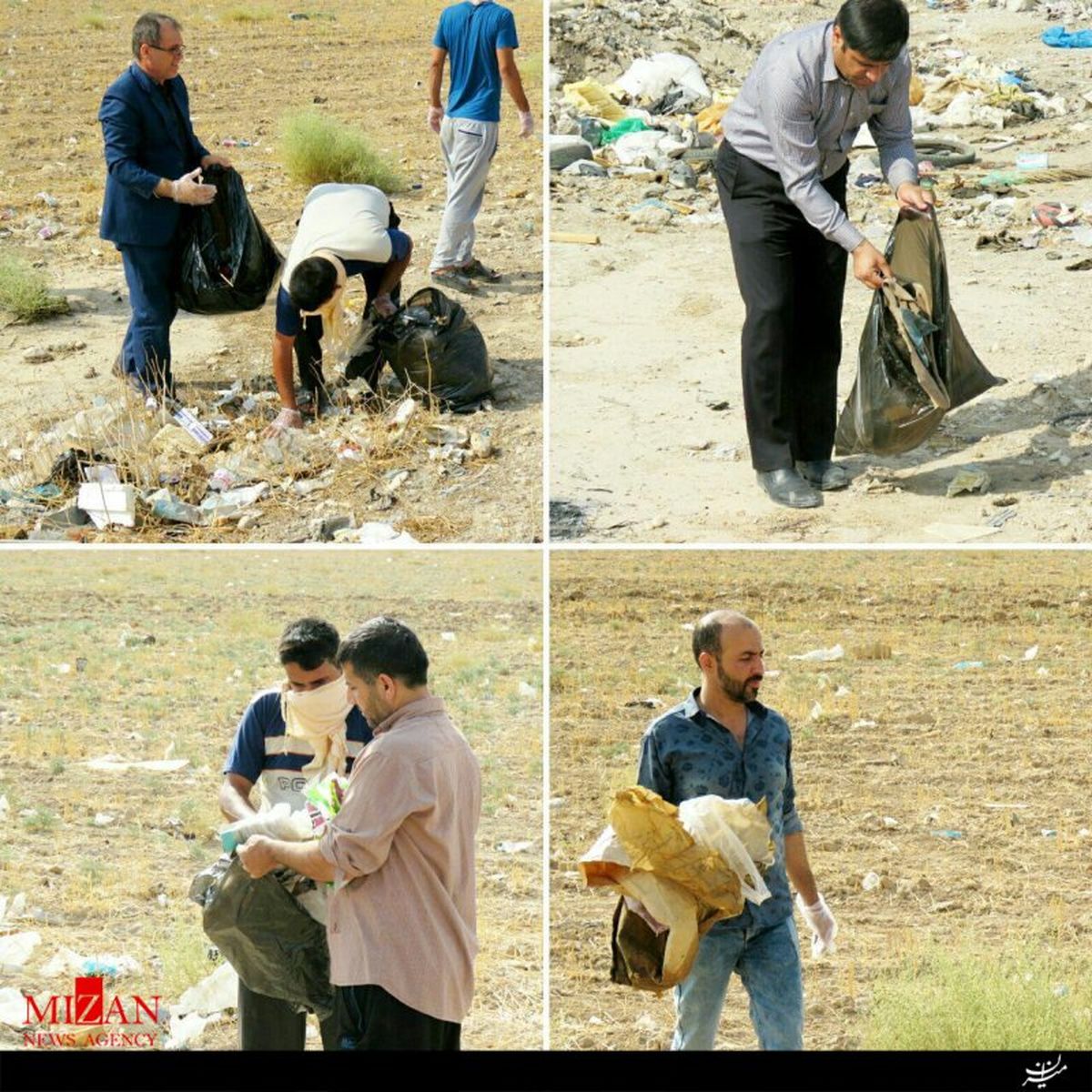 ماجرای نظافت شهر بهبهان توسط مسئولان شهر! +عکس