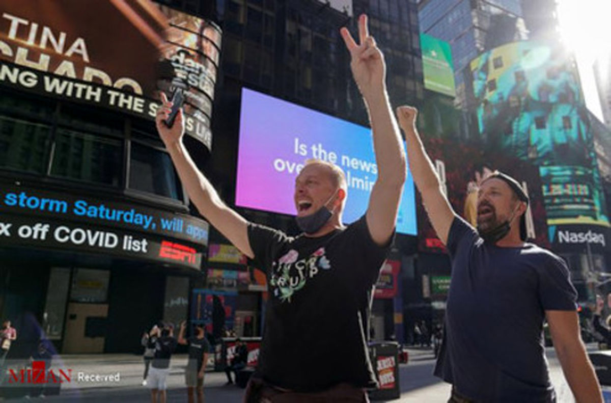 تصاویر: شادی خیابانی طرفداران بایدن پس از انتخابات