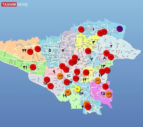 هوا در تهران بسیار ناسالم شد