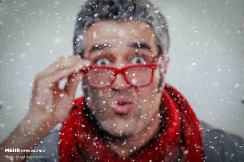 تصاویر: برف تهرانی ها را غافلگیر کرد