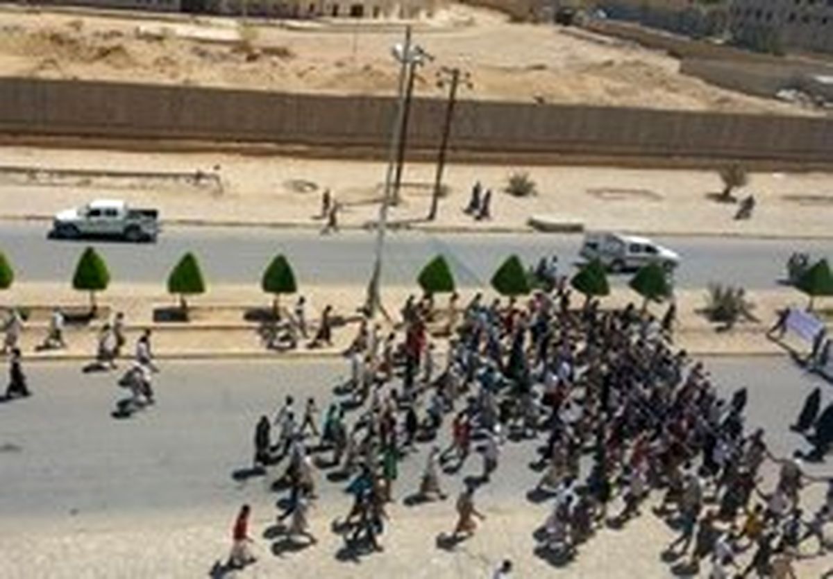 تظاهرات یمنی‌ها در حضرموت علیه متجاوزان سعودی و اماراتی