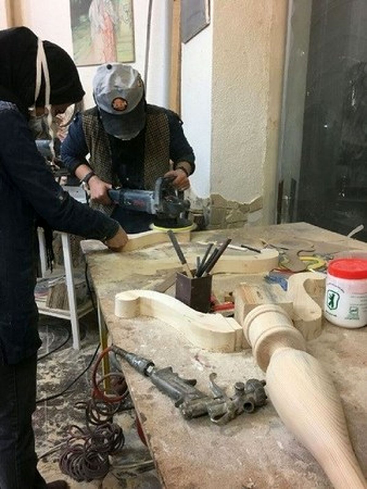 اولین دختران نجار گیلان +عکس