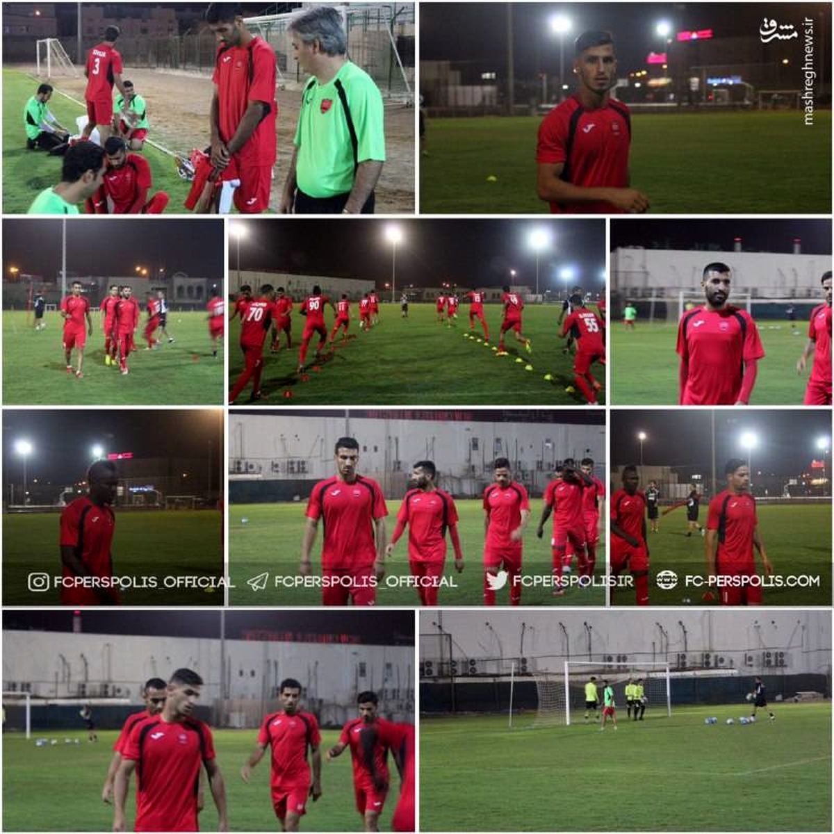 عکس: تمرین امروز سرخپوشان در عمان