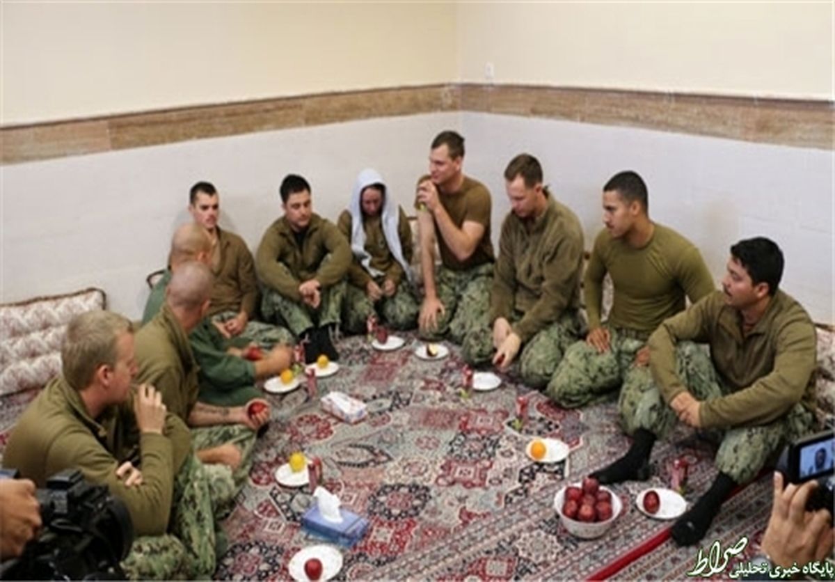 عکس: پذیرایی از تفنگداران آمریکایی