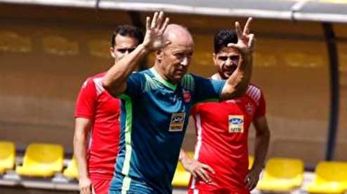 واکنش سرمربی پرسپولیس به پرداخت نشدن دستمزدش +فیلم