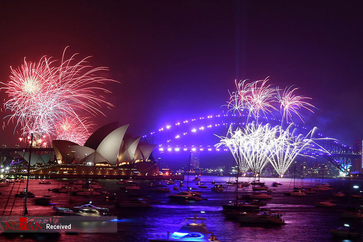 تصاویر: جشن آغاز سال نو میلادی ۲۰۲۰